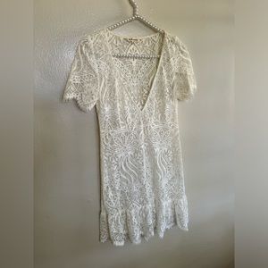 For Love and Lemons Sheer Lace Dress